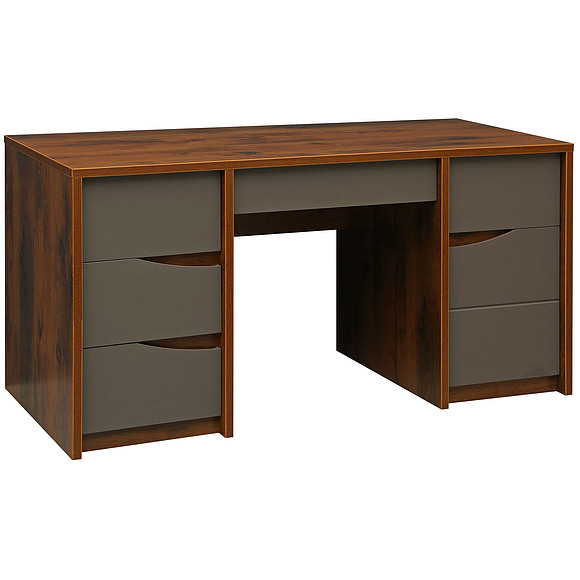 Стол письменный «Монако» П510.14, Цвет: Дуб Саттер+Серый Мокко