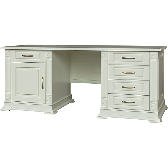 Стол письменный  «Верди Люкс 7» П432.12, Цвет: Слоновая кость