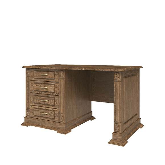 Стол письменный «Верди Люкс 9.1» П432.14-01, Цвет: Дуб рустикаль