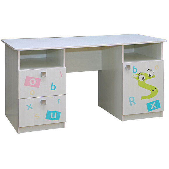 Стол письменный «Соната» П439.71Д15, Цвет: Принт «Буквы»