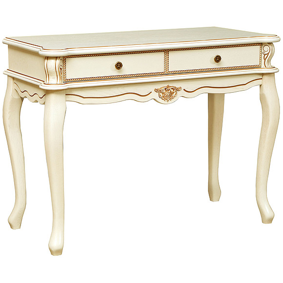 Стол «Алези» П349.19, Цвет: Слоновая кость с золочением