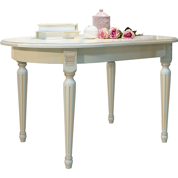 Стол «Валенсия 10» П358.05, Цвет: Античная темпера с золотом