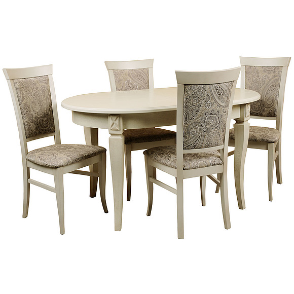 Стол «Верди 10А» П313.07, Цвет: Слоновая кость (stol_verdi_10a_p313_07_slon_kost-unison.jpg) Стол «Верди 10А» П313.07, Цвет: Слоновая кость