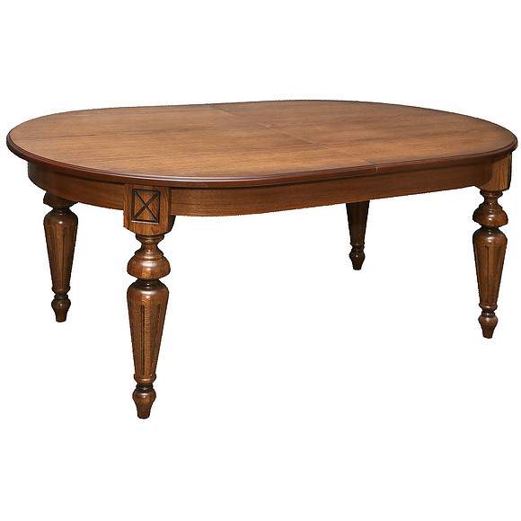 Стол «Верди 18» П394.01, Цвет: Дуб рустикаль с патинированием