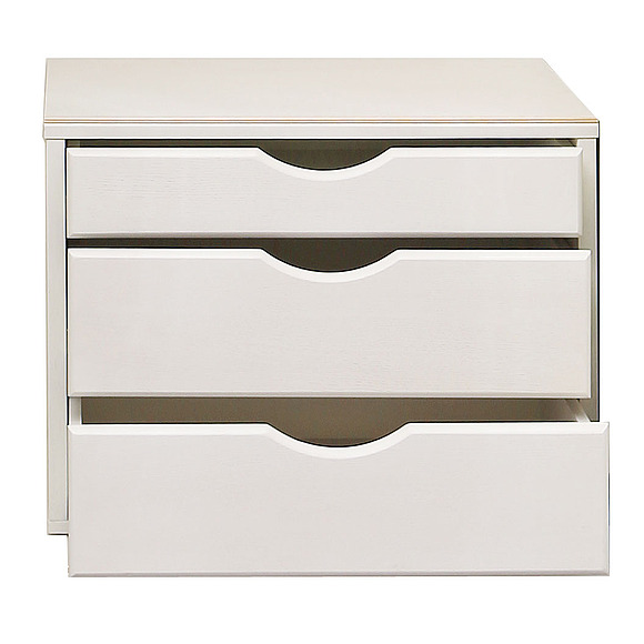 Тумба в шкаф «Альба» П524.19, Цвет: Слоновая кость с золочением