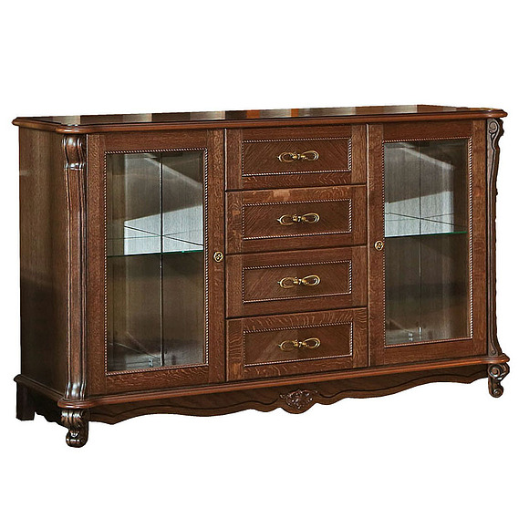 Тумба «Алези 3з» П350.01, Цвет: Табак (tumba_alezi_P350-1_tabak_2.jpg) Тумба «Алези 3з» П350.01, Цвет: Табак