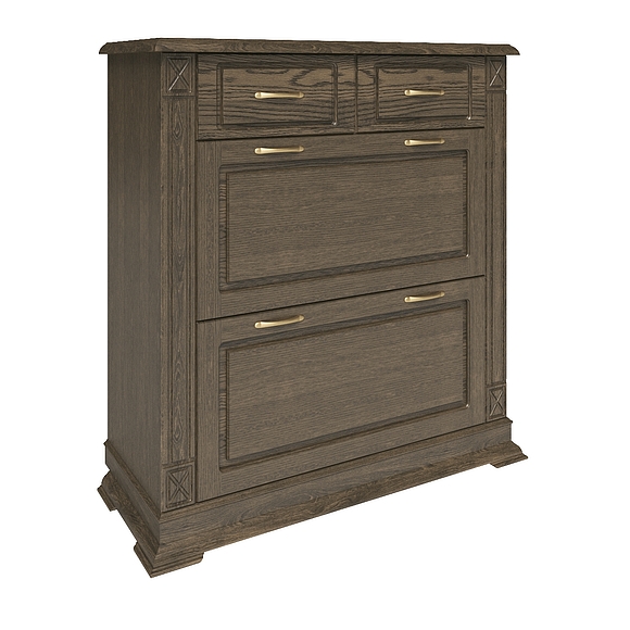 Тумба для обуви «Верди Люкс» П433.21, Цвет: Табак