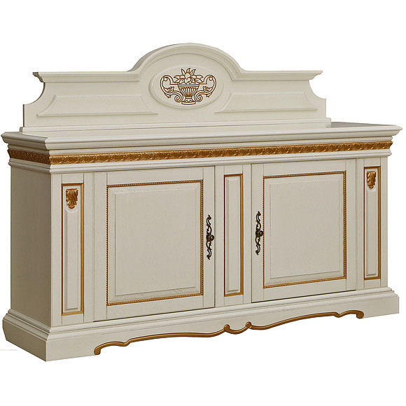 Тумба «Милана 3/1с» П265.31с, Цвет: Слоновая кость с золочением