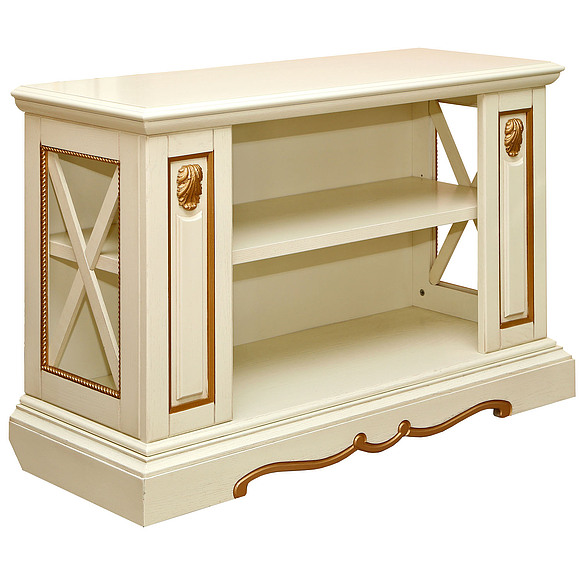 Тумба «Милана 6с» П265.06с, Цвет: Слоновая кость с золочением