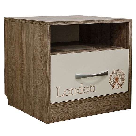 Тумба прикроватная «Бритиш» П551.30, Материал: ДСП ламинированная