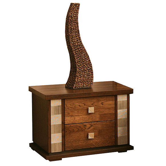 Тумба прикроватная «Тунис» П344.04, Цвет: Венге+золото