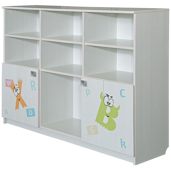 Тумба «Соната» П439.20Д15, Цвет: Принт «Буквы»