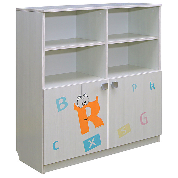 Тумба «Соната» П439.22Д15, Цвет: Принт «Буквы»