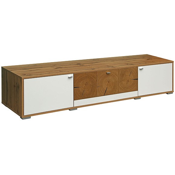 Тумба для ТВ «Гелиос» П550.08, Цвет: Дуб Вотан + белый