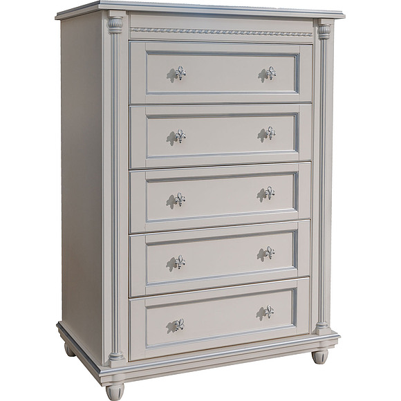 Комод «Валенсия» П254.31, Цвет: Античная темпера с серебром