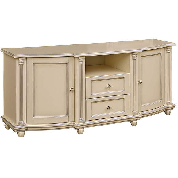 Тумба «Валенсия ТВ3» П244.29, Цвет: Античная темпера с серебром