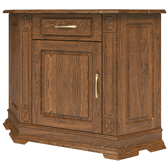 Тумба «Верди Люкс 1у» П487.01-01, Цвет: Черешня (tumba_verdi_1u_p487_01-01_chereshnya.jpg) Тумба «Верди Люкс 1у» П487.01-01, Цвет: Черешня