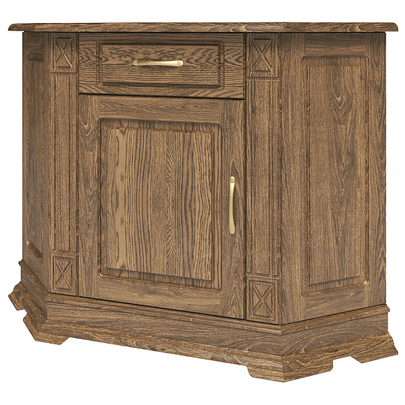 Тумба «Верди Люкс 1у» П487.01-01, Цвет: Дуб рустикаль (tumba_verdi_1u_p487_01-01_dub_rustikal-1.jpg) Тумба «Верди Люкс 1у» П487.01-01, Цвет: Дуб рустикаль