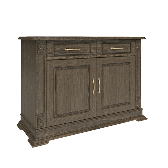 Тумба «Верди Люкс 2» П487.02, Цвет: Табак (tumba_verdi_2_p487_02_tabak.jpg) Тумба «Верди Люкс 2» П487.02, Цвет: Табак