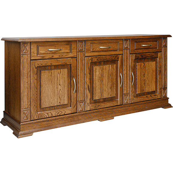 Тумба «Верди Люкс 3» П487.03, Цвет: Черешня