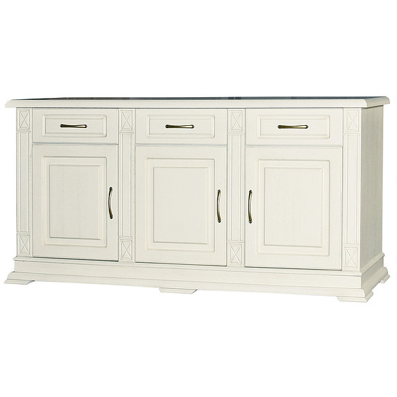 Тумба «Верди Люкс 3» П487.03, Цвет: Слоновая кость