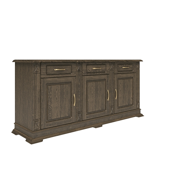 Тумба «Верди Люкс 3» П487.03, Цвет: Табак