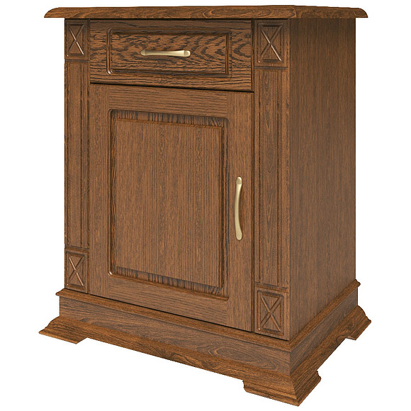 Тумба «Верди Люкс 1» П487.32-01, Цвет: Черешня (tumba_verdi_lux_1_p487_32-01_chereshnya.jpg) Тумба «Верди Люкс 1» П487.32-01, Цвет: Черешня