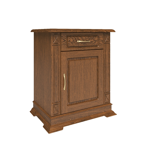 Тумба «Верди Люкс 1» П487.32, Цвет: Черешня (tumba_verdi_lux_1_p487_32_chereshnya.jpg) Тумба «Верди Люкс 1» П487.32, Цвет: Черешня