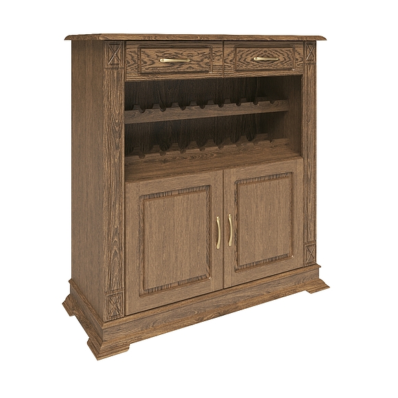 Тумба «Верди Люкс 2/1» П487.42, Цвет: Дуб рустикаль