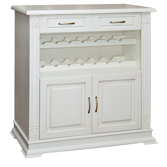 Тумба «Верди Люкс 2/1» П487.42, Цвет: Слоновая кость