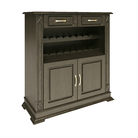 Тумба «Верди Люкс 2/1» П487.42, Цвет: Венге