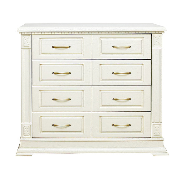 Комод «Верди Люкс» П434.02, Цвет: Слоновая кость