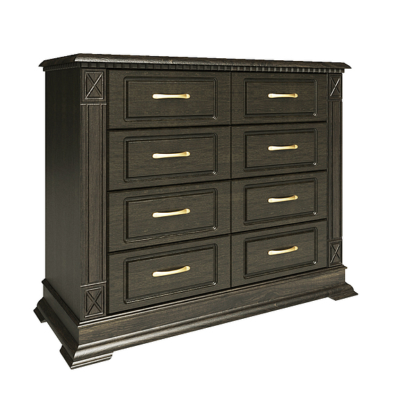 Комод «Верди Люкс» П434.02, Цвет: Венге