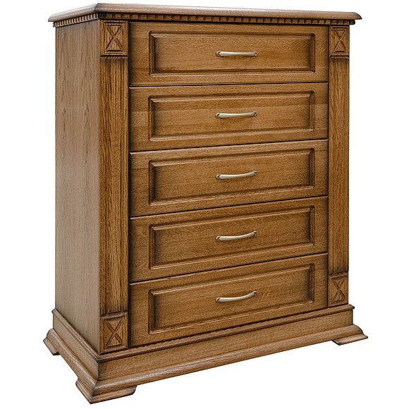 Тумба «Верди Люкс» П434.31, Цвет: Дуб рустикаль с патинированием