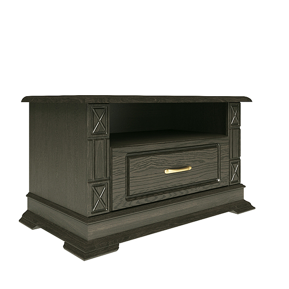 Тумба «Верди Люкс ТВ1» П487.08, Цвет: Венге (tumba_verdi_tv1_p487_08_venge.jpg) Тумба «Верди Люкс ТВ1» П487.08, Цвет: Венге