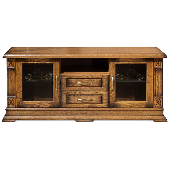 Тумба «Верди Люкс ТВ2» П487.09, Цвет: Дуб рустикаль с патинированием