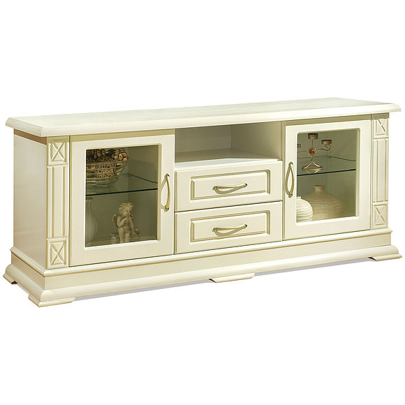 Тумба «Верди Люкс ТВ2» П487.09, Цвет: Слоновая кость
