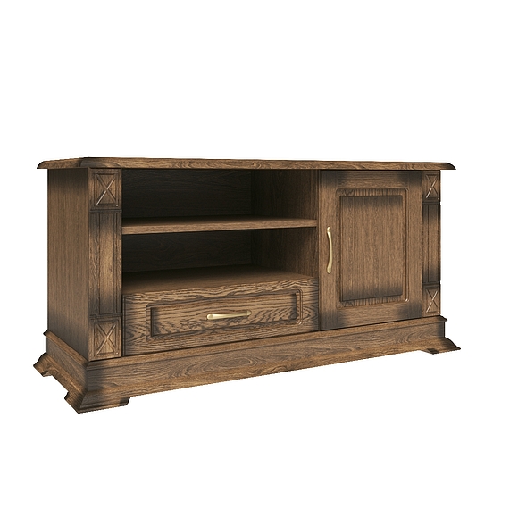 Тумба «Верди Люкс ТВ4» П487.31, Цвет: Дуб рустикаль с патинированием (tumba_verdi_tv4_p487_31_dub_rustilkal_patina.jpg) Тумба «Верди Люкс ТВ4» П487.31, Цвет: Дуб рустикаль с патинированием