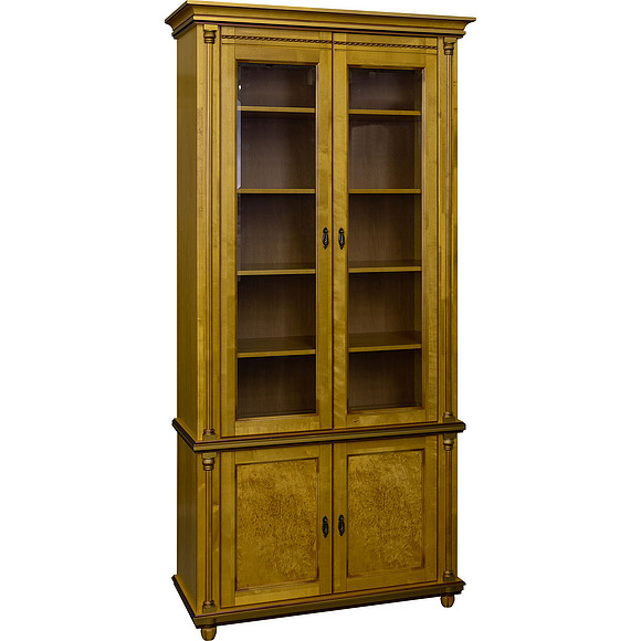 Шкаф для книг «Валенсия 2» П444.22, Цвет: Янтарь