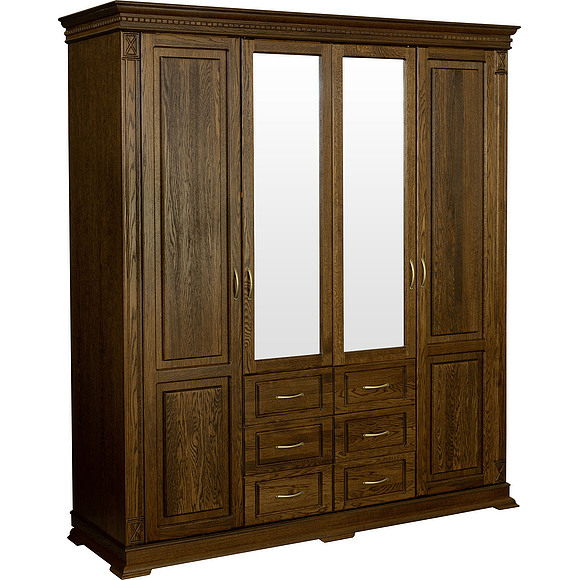 Шкаф «Верди Люкс» П434.01, Цвет: Черешня