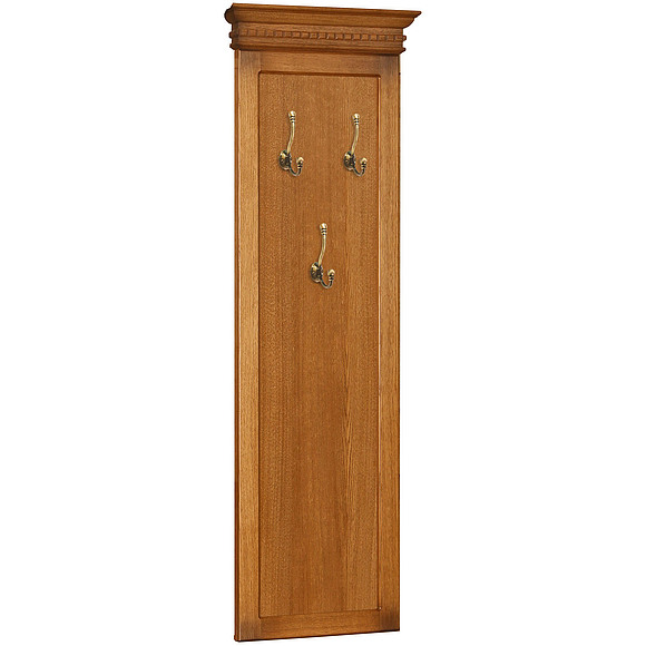 Вешалка настенная для прихожей «Верди Люкс» П433.28, Цвет: Дуб рустикаль с патинированием