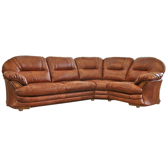 Угловой диван «Йорк» (3мL/R901R/L), Материал: натуральная кожа, Группа ткани: 120 группа