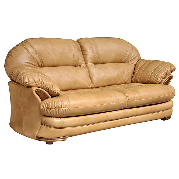 3-х местный диван «Йорк» (3м), Материал: натуральная кожа, Группа ткани: 120 группа