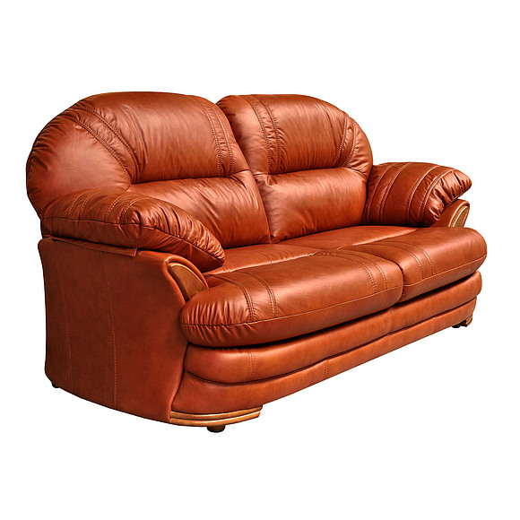 3-х местный диван «Йорк» (3м), Материал: натуральная кожа, Группа ткани: 140 группа