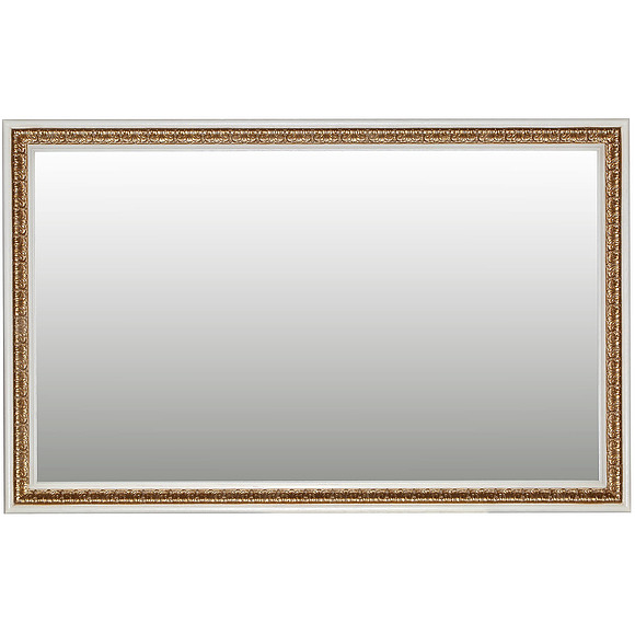 Зеркало настенное «Милана 18» П265.18, Цвет: Слоновая кость с золочением