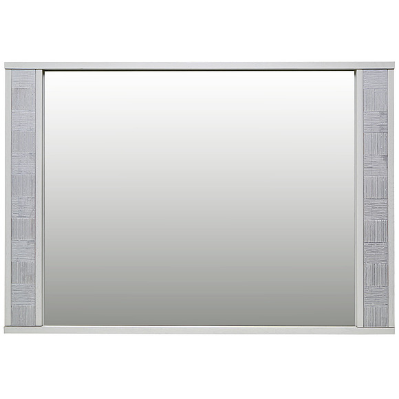 Зеркало настенное «Тунис» П344.03, Цвет: Слоновая кость с серебром