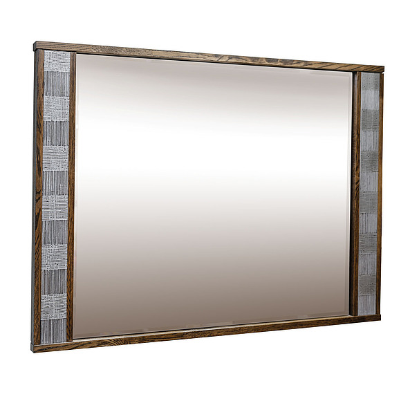 Зеркало настенное «Тунис» П344.03, Цвет: Венге+серебро