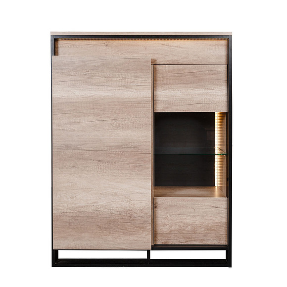 Тумба с витриной «Каньон» П561.09-1