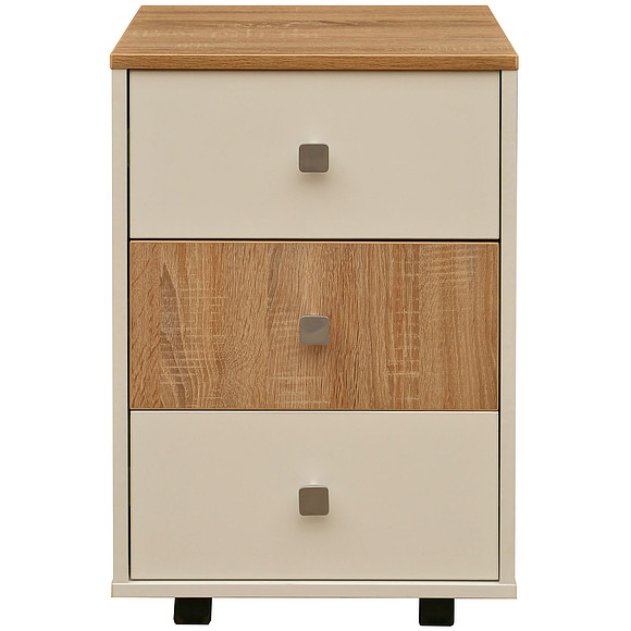 Тумба «Next» П033.021, Материал: ДСП ламинированная, Цвет: Белый+дуб Сонома