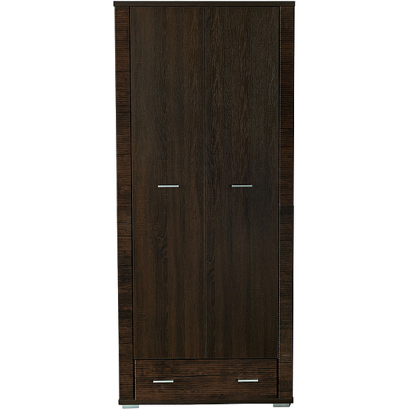 Шкаф для одежды «Гресс» П614.01, Цвет: Дуб Сонома тёмный (Shkaf_Grees_P614-01_dyb_sanoma_temni.jpg) Шкаф для одежды «Гресс» П614.01, Цвет: Дуб Сонома тёмный